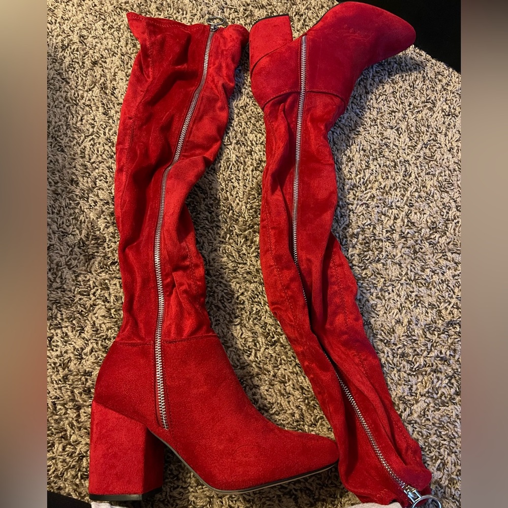 Shoedazzle over the knee boot